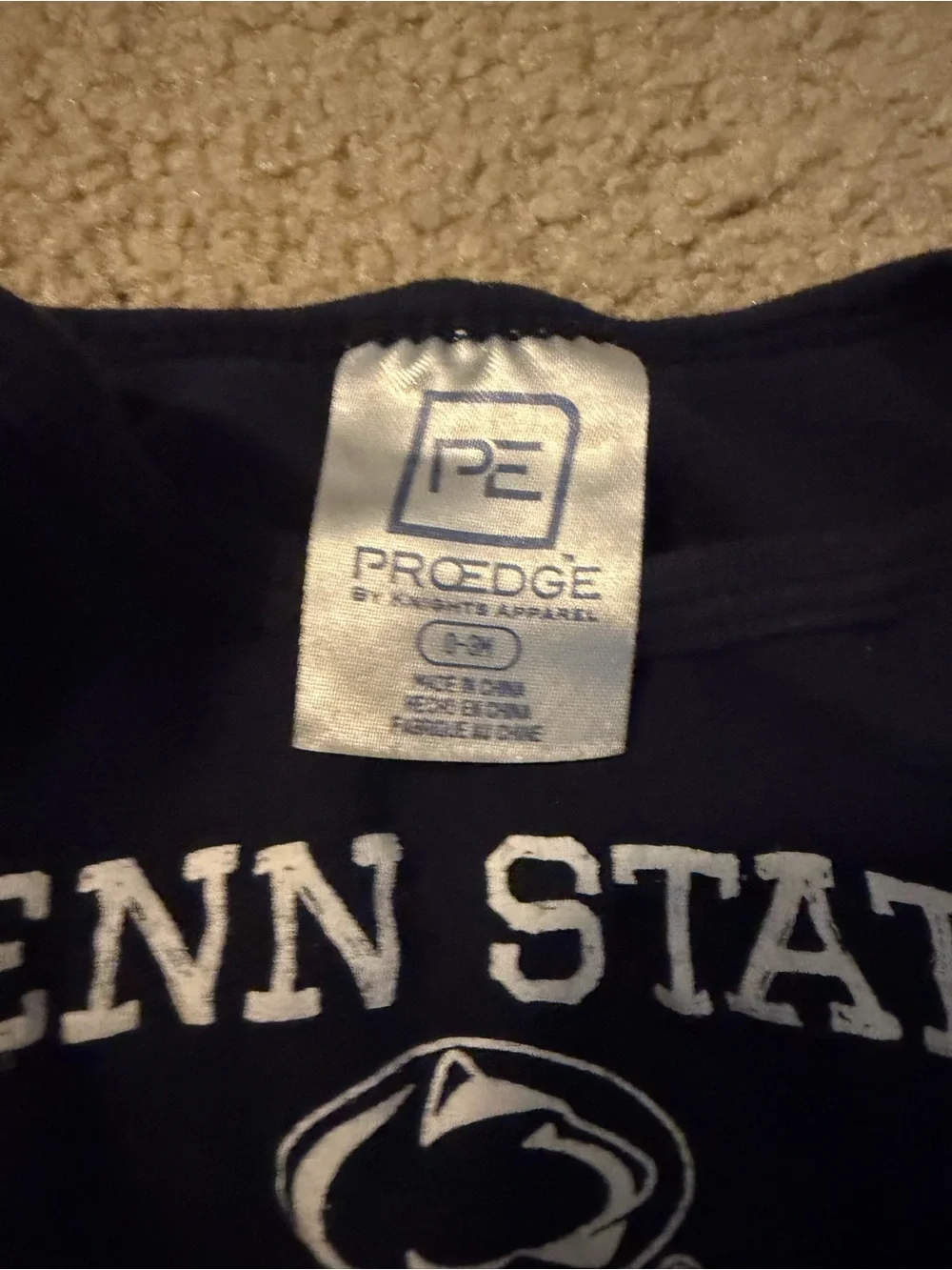 Nittany Lions Navy & White Baby One-Piece Bodysuit Set bundle